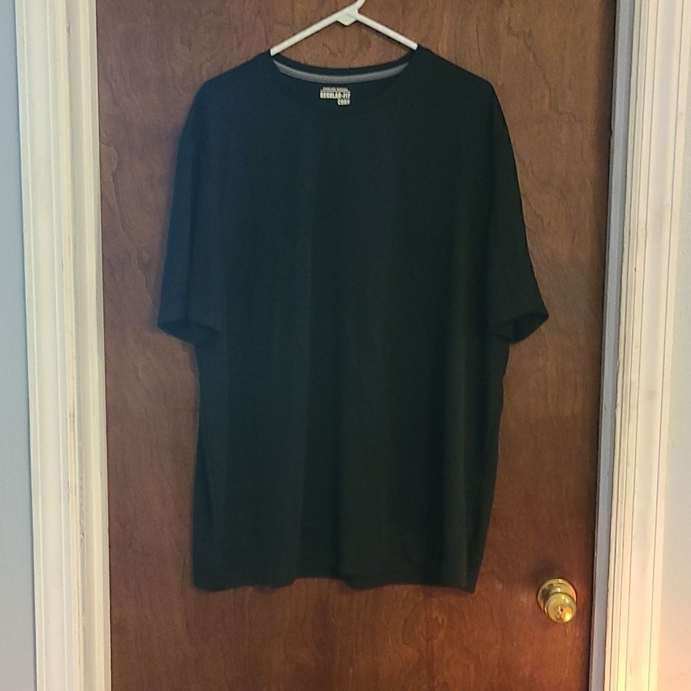 2XL Black Moisture Wicking Regular-Fit Core Tee